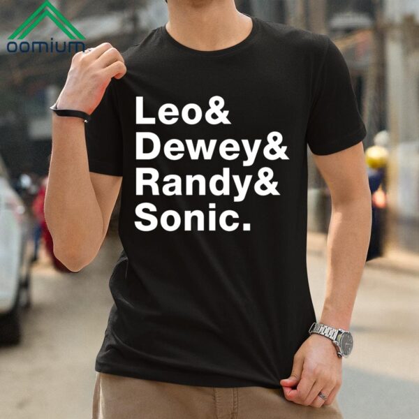 Ben Schwartz Leo and Dewey and Randy and Sonic Shirt