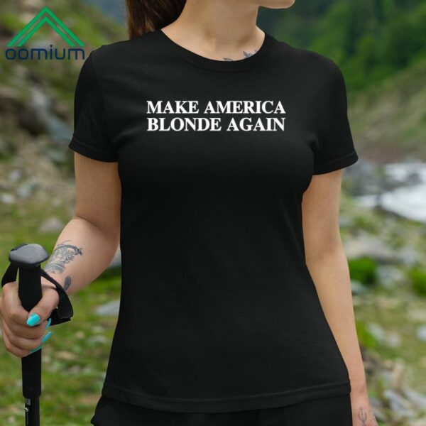 Karoline Leavitt Wearing Make America Blonde Again Shirt