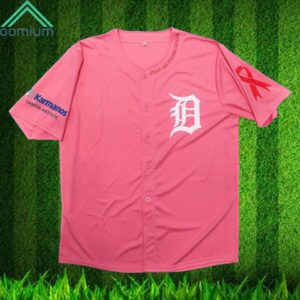 Tigers Pink Out the Park Jersey 2024 Giveaway