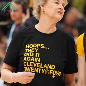 Coach Lisa Bluder Hoops They Did It Again Cleveland Twenty Four Shirt