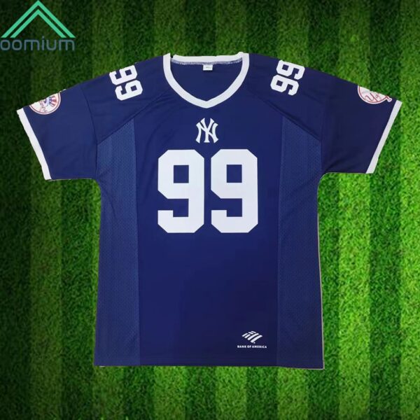 NY Yankees Aaron Judge Football Jersey 2024 Giveaway