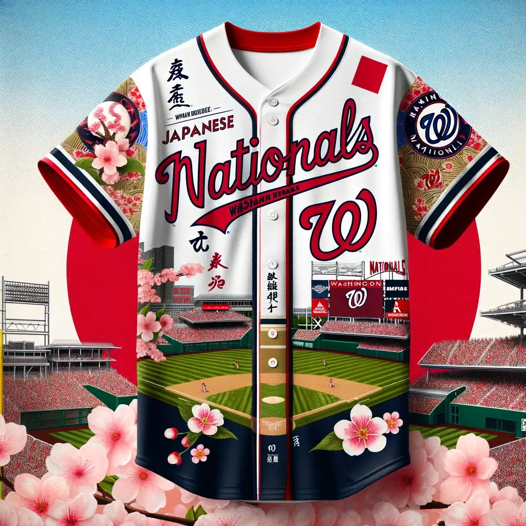 Nationals Japanese Heritage Day jersey 2024 designed by Oomium