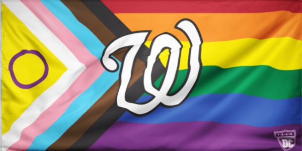 Nationals Night OUT LGBTQ Pride flag 2024 2