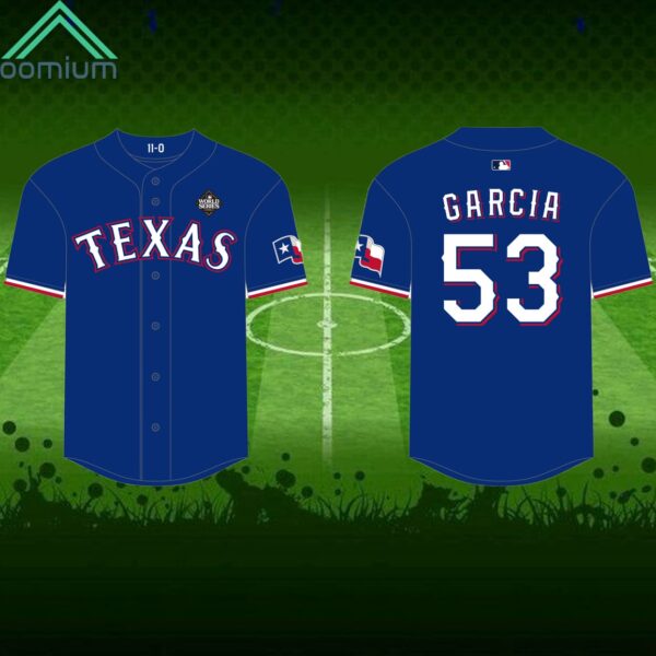 Rangers Adolis García Replica Postseason Jersey 2024 Giveaway