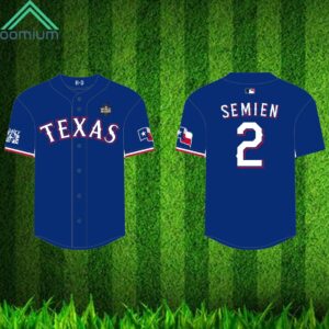 Rangers Marcus Semien Replica Postseason Jersey 2024 Giveaway