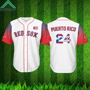 Red Sox Puerto Rican Celebration Jersey 2024 Giveaway