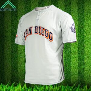 SD Padres 1999 Tony Gwynn Henley Shirt 2024 Giveaway