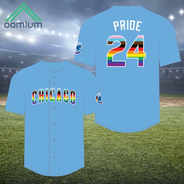 Cubs Pride Replica Jersey 2024 Giveaway