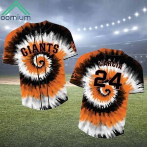 Giants Jerry Garcia Tribute Night Tie Dye Jersey 2024 Giveaway