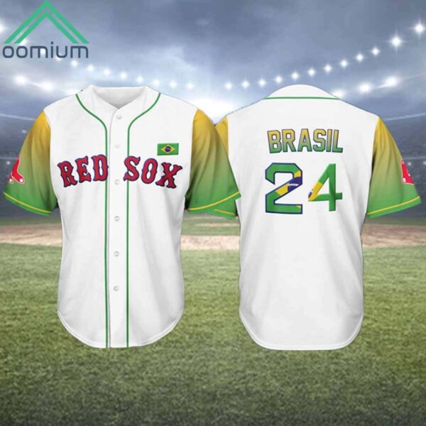 Red Sox Brazilian Celebration Jersey 2024 Giveaways