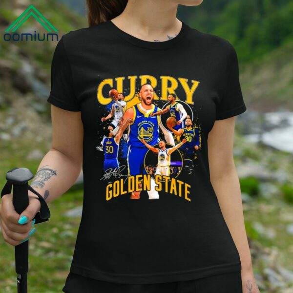 Stephen Curry Golden State Warriors Stadium Essentials Player Crossroads Signature Shirt 3
