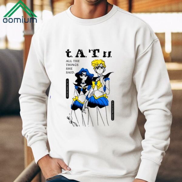 Tatu All The Things She Said Anime Sweatshirt