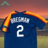 Astros Alex Bregman Navy Rainbow Throwback Jersey 2024 Giveaway