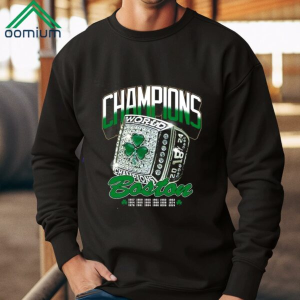 BOS Ring Tee Celtics Championship 2024