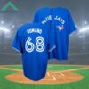 Blue Jays Jordan Romano Blue Replica Jersey 2024 Giveaway 1