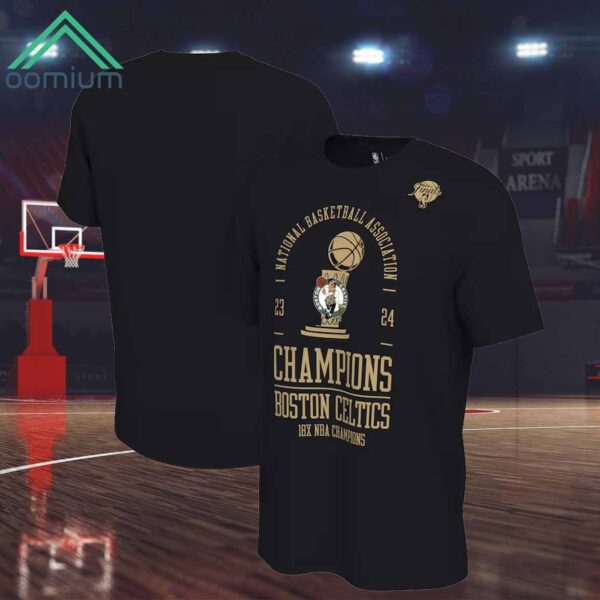 Boston Celtics 18 Time Finals Champions 2024 Locker Room Shirt