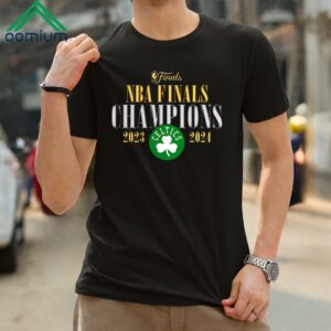 Boston Celtics 2024 Finals Champions Fade Away Jumper Roster Signature Shirt