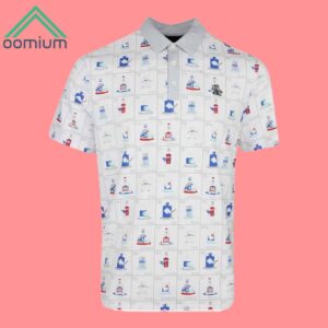 Cam Smith Print Petes Flash Cards Polo Shirt