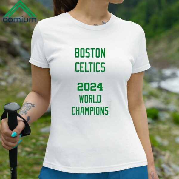 Celtics 2024 World Champions Shirt