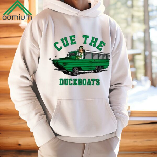 Cue The Duck Boats BOSTON Champs Shirt