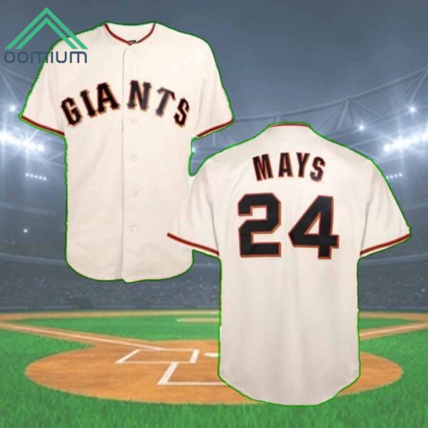 Giants Willie Mays Baseball Jersey