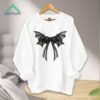 Halloween Bat Gothic Coquette Bow Sweatshirt