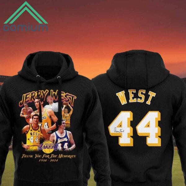 Jerry West Lakers Thank You For The Memories 1938 2024 Shirt 1