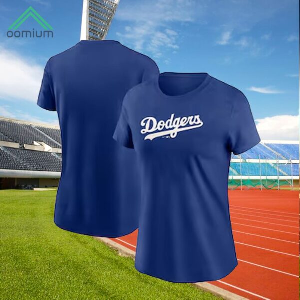 Los Angeles Dodgers Royal Wordmark Shirt 1