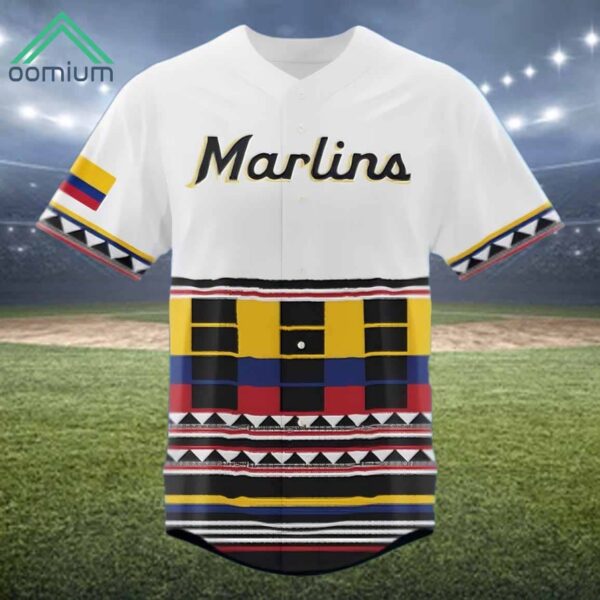 Marlins Colombian Heritage Jersey 2024 Giveaway 1