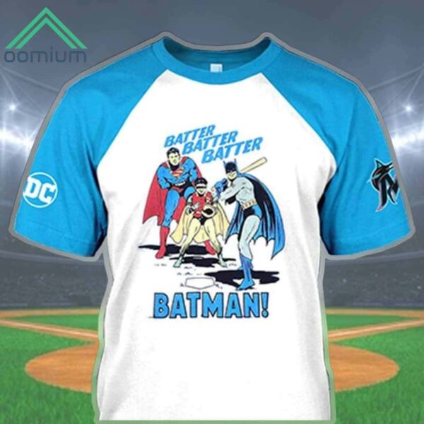 Marlins DC Superhero Shirt Giveaway 2024