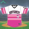Montgomery Biscuits Pink Out the Park Jersey Giveaway 2024