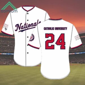 Nationals Catholic University Day Jersey Giveaway 2024