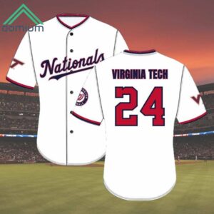 Nationals Virginia Tech Day Jersey 2024 Giveaway