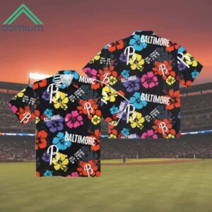 Orioles City Connect Hawaiian Shirt 2024 Giveaways