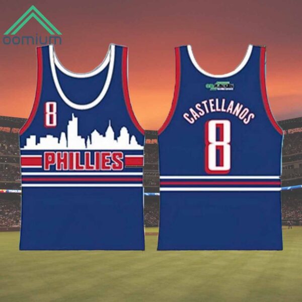 Phillies Nick Castellanos Basketball Jersey 2024 Giveaway