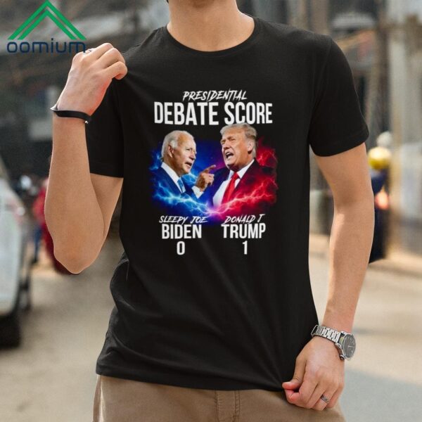 Presidential Debate Score Trump 1 Biden 0 Shirt