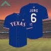 Rangers Josh Jung Replica Postseason Jersey 2024 Giveaway