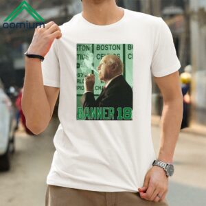 Red Auerbach Celtics Banner 18 Graphic Shirt