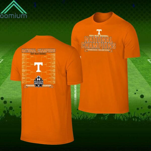 Tennessee 2024 Baseball National Champions Bracket Shirt