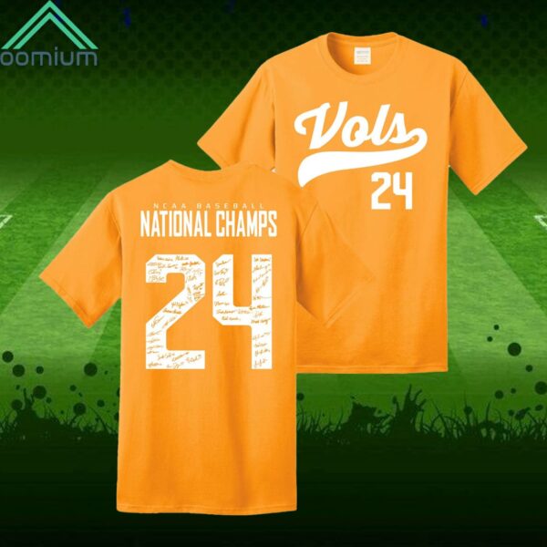Tennessee 2024 Baseball National Champions Toddler Shirsey Shirt