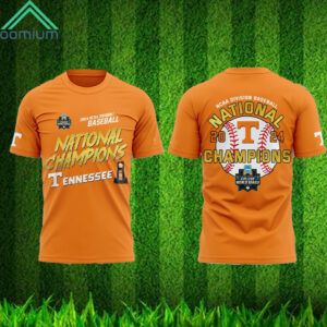 Tennessee Volunteers Champion 2024 NCAA Division I Baseball 3D Shirt