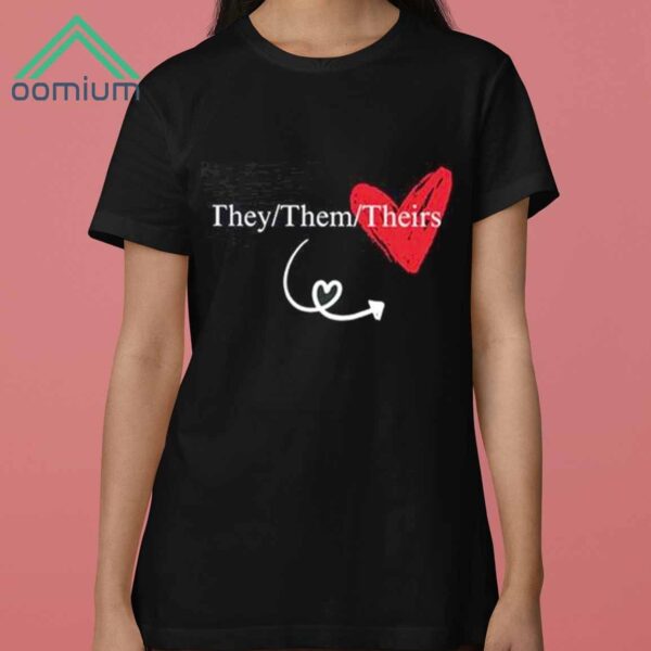 They Them Theirs Couples Shirt 3