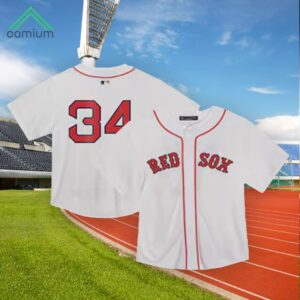 Toddler White Boston Red Sox Game Jersey