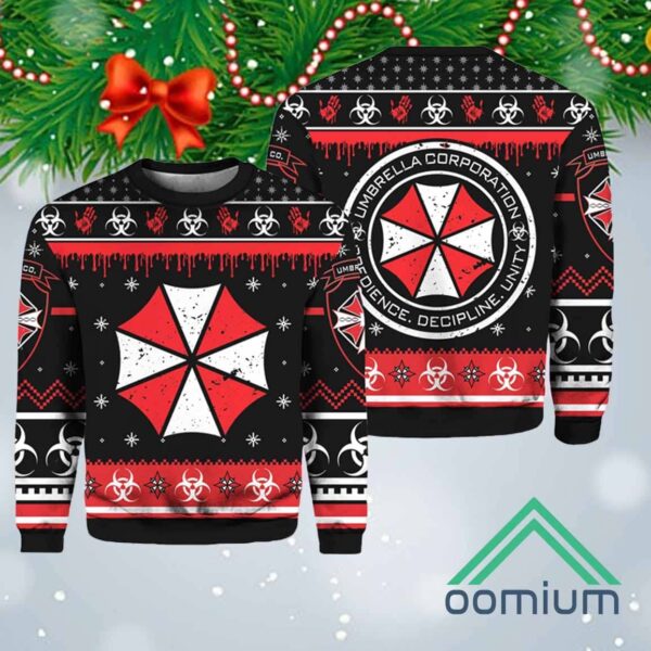 Umbrella Co.Resident Evil Ugly Christmas Sweater