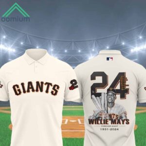 Willie Mays Giants Polo Shirt 1