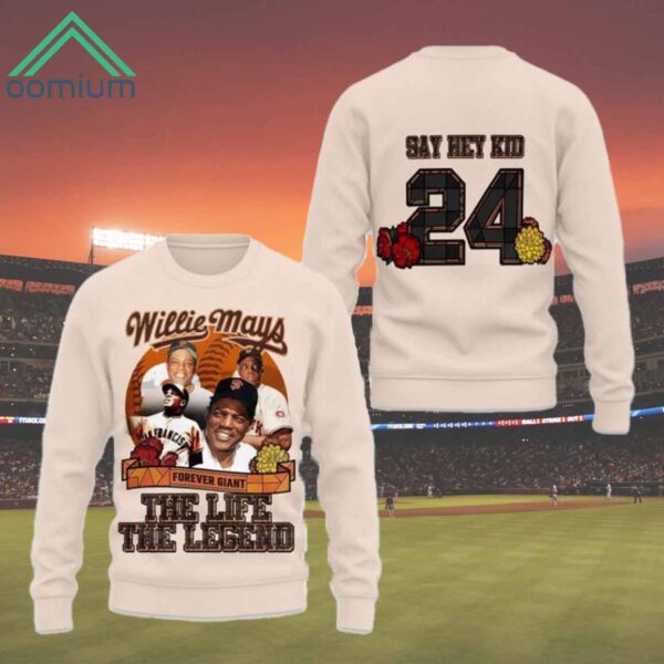 Willie Mays Say Hey Kid The Life The Legend Shirt 1