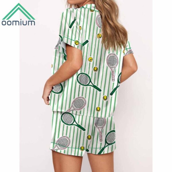 Wimbledon Tennis Satin Pajama Set 1