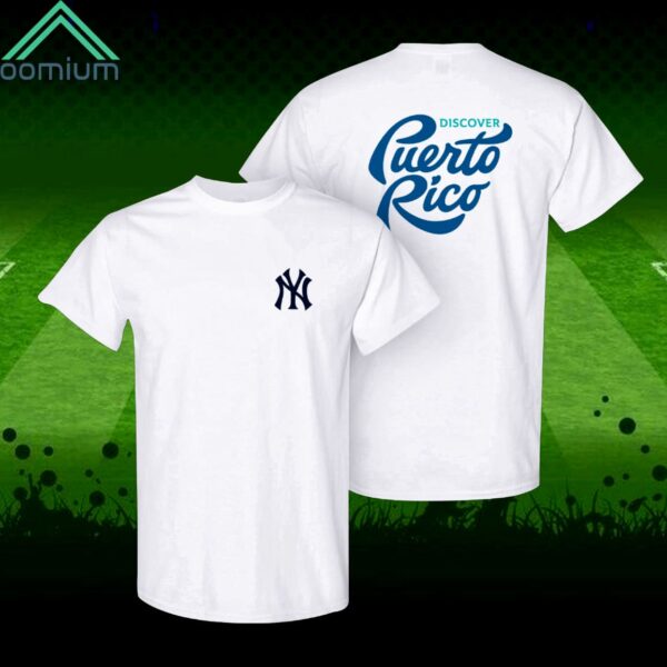 Yankees Discover Puerto Rico T shirt Night 2024 Giveaway