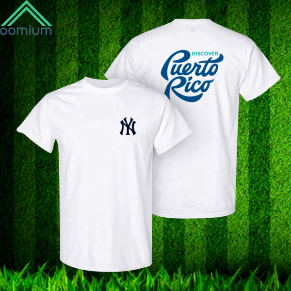 Yankees Discover Puerto Rico T shirt Night 2024 Giveaway