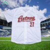 Astros Jose Altuve 2010s White Replica Jersey Giveaway 2024